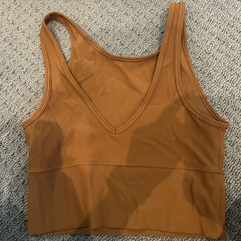 lululemon athletica Brown Tank Top